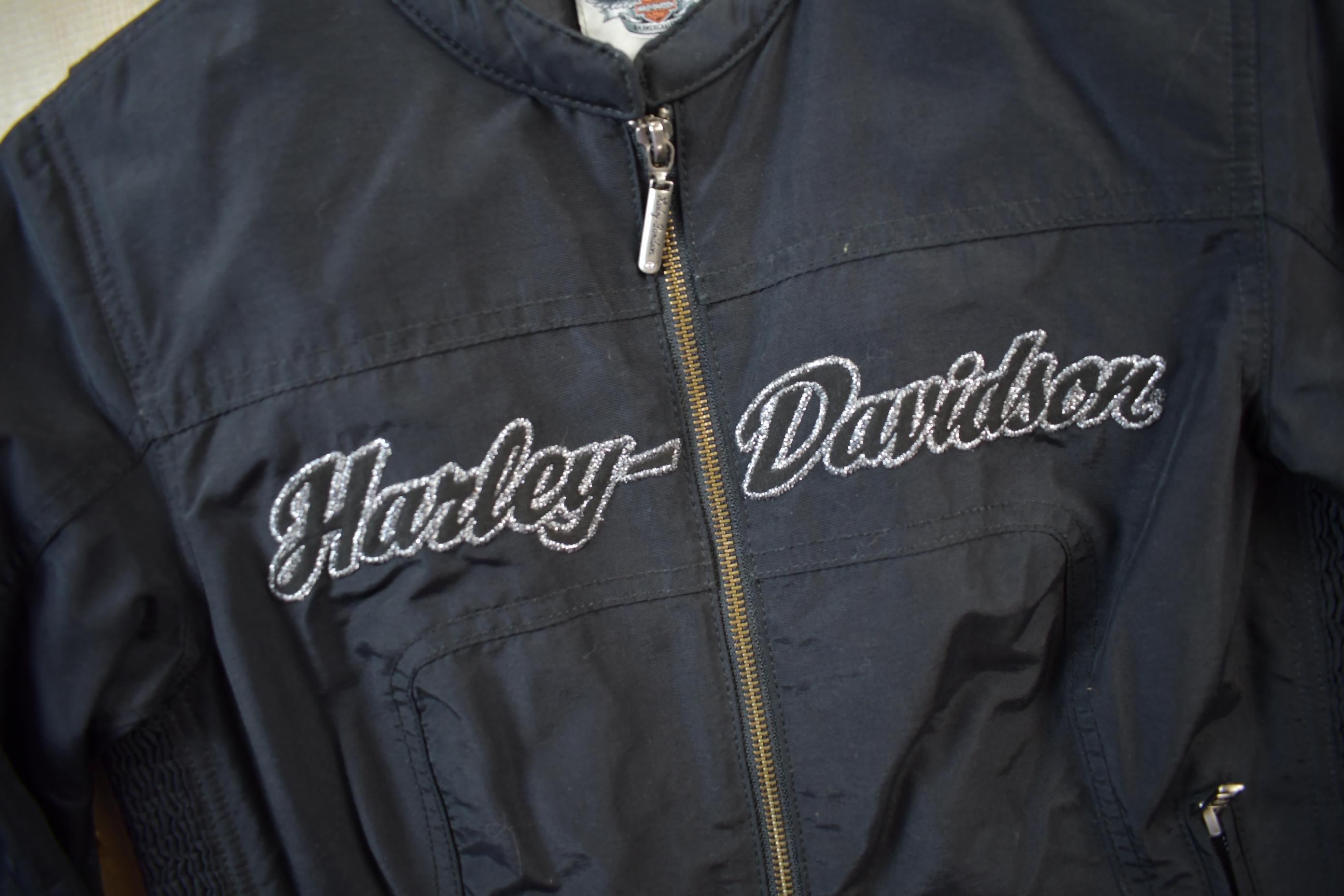 Vintage Y2K Harley Davidson Motorcycles Light Jacket Size Women's M