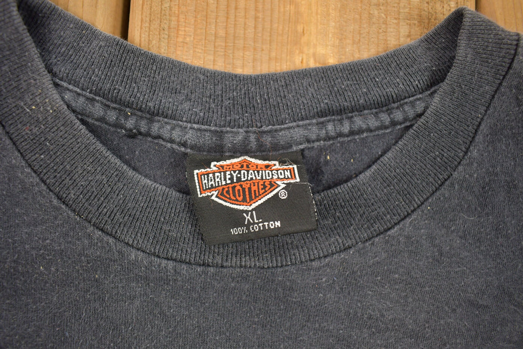 Vintage 1993 Black Hills Rally Bison Harley Davidson T-Shirt