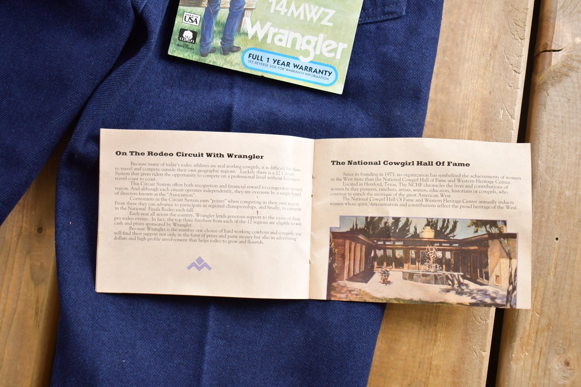 Wrangler Cowboy Cut Deadstock Vintage 1980s Jeans Womens Size 24 x 34