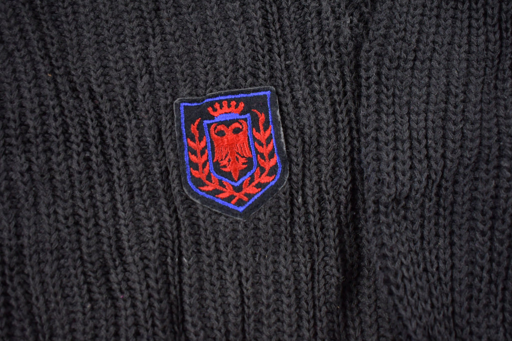 Vintage 1980s Jason Maxwell Embroidered Knitted Sweater