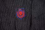 Vintage 1980s Jason Maxwell Embroidered Knitted Sweater