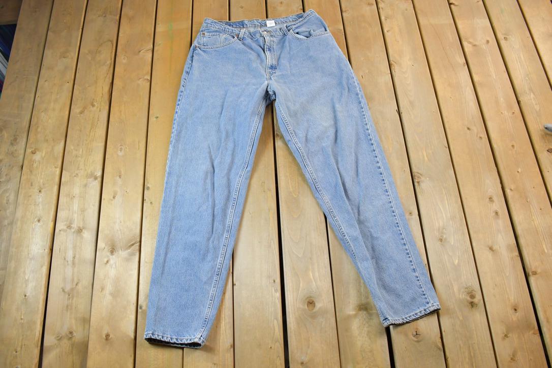 Vintage 1990s Levi Strauss Red Tab 560 Loose Fit Denim Jeans Size 38 x 36