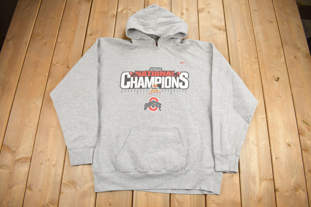 Vintage 2002 Ohio State Buckeyes NCAA Football Hoodie