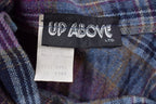 True Vintage 1970's Up Above Plaid Long Skirt 26 x 31