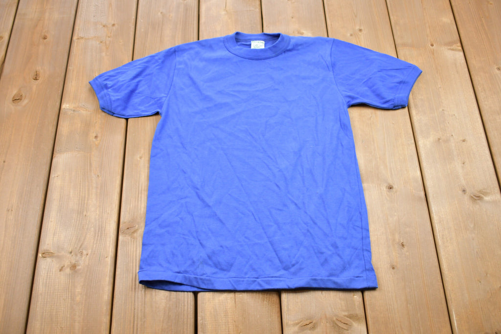 Vintage 1970s Evergreen Blue Ringer T-Shirt /