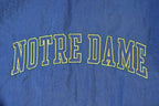 Vintage 1990s Notre Dame University Quarter Zip Collegiate NCAA Pullover Jacket