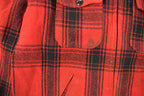Vintage 1950s Melton Outer-Wear Buffalo Plaid Wool Hunting Jacket Men's XL
