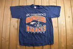 Vintage 1990s Denver Broncos Afc Champs NFL Graphic T-Shirt