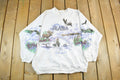 Vintage 1990s Alaska Wilderness AOP Crewneck Sweatshirt Mens XL