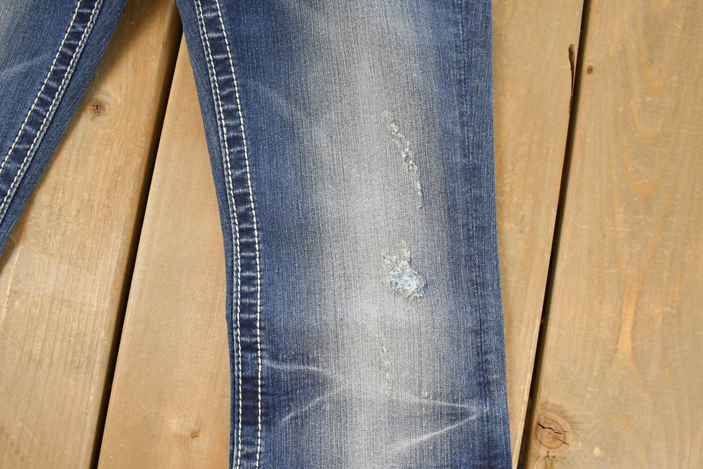 Vintage Deadstock Y2K Miss Me Bedazzled Low Rise Jeans Women's Size 26x31
