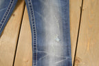 Vintage Deadstock Y2K Miss Me Bedazzled Low Rise Jeans Women's Size 26x31