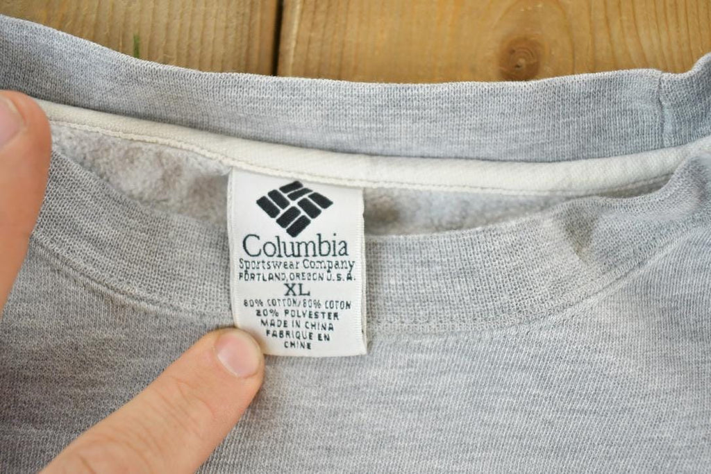 Vintage 1990s Columbia Sportswear Souvenir Crewneck Sweatshirt Made In USA