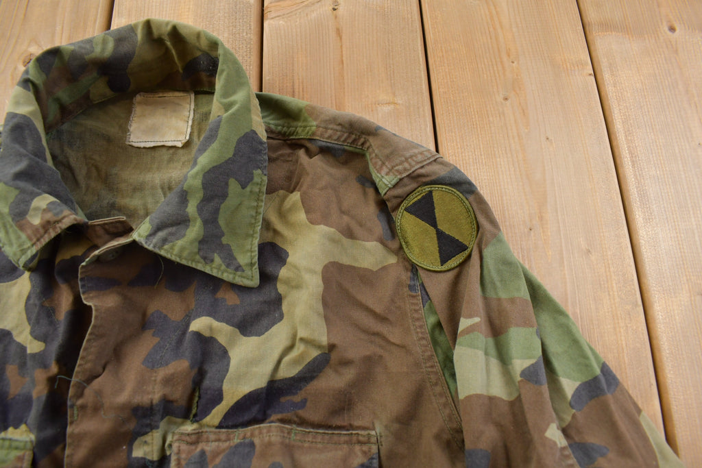 Vintage Military Button Up Shirt
