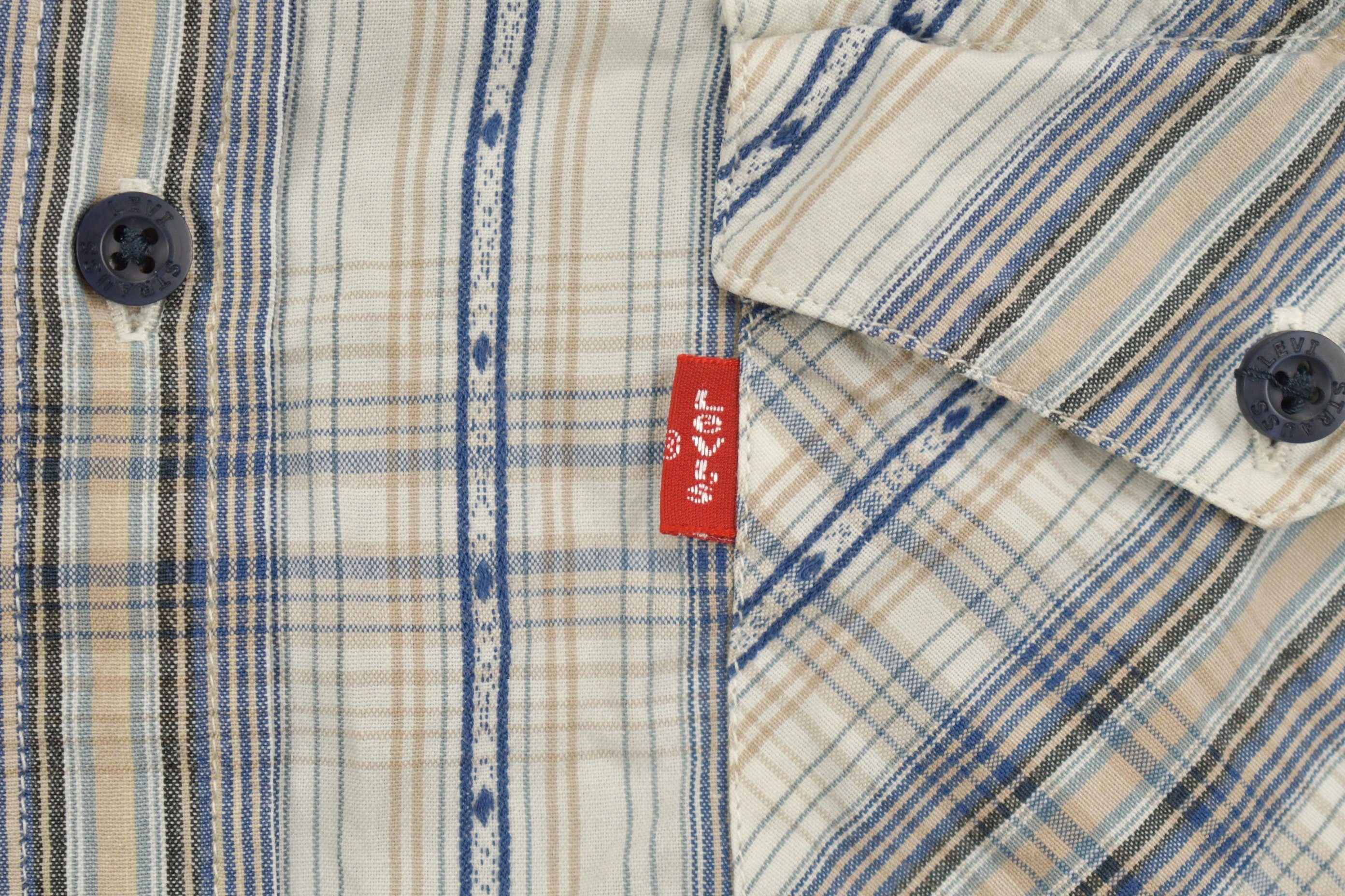 Vintage 1990s Plains Plaid Western Button Up Shirt