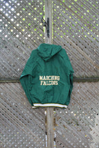 Vintage 1980s Marching Falcons Champion Quarter Zip Windbreaker