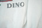 Vintage 1990s Party Dino Dinosaur Crewneck Sweatshirt Men's Large