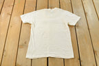 Vintage 1980s Elle et Lui Nautical Ropes Graphic T Shirt Womens