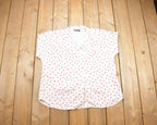 Vintage 1990s Caliche Polka Dot Button Up Shirt