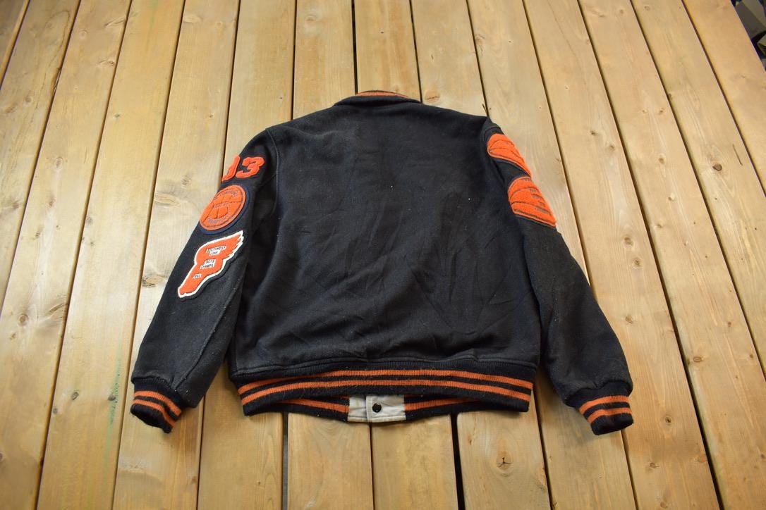 Vintage 1993 Marshall Tiger Marching Band Wool Varsity Jacket