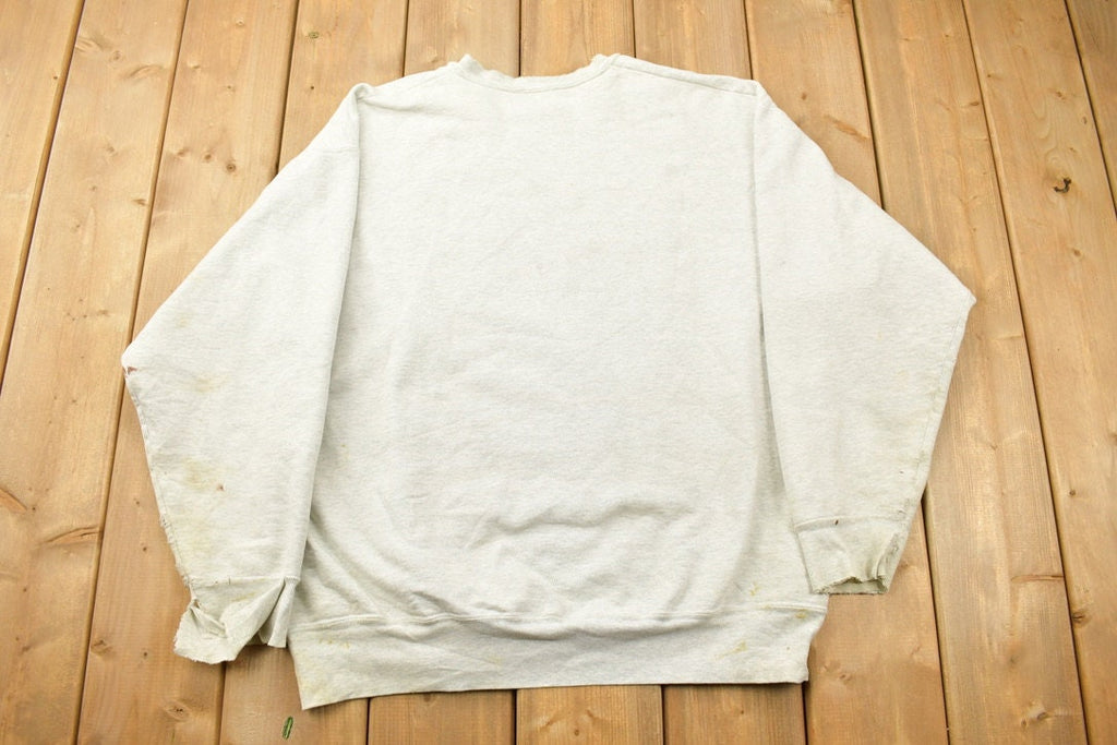 Vintage 1990s Thrashed Richfield University Collegiate Crewneck