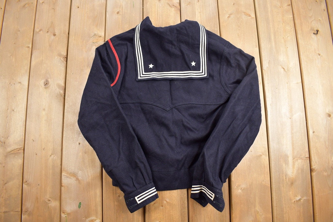 Vintage 1940s WWll Naval Wool Sweater