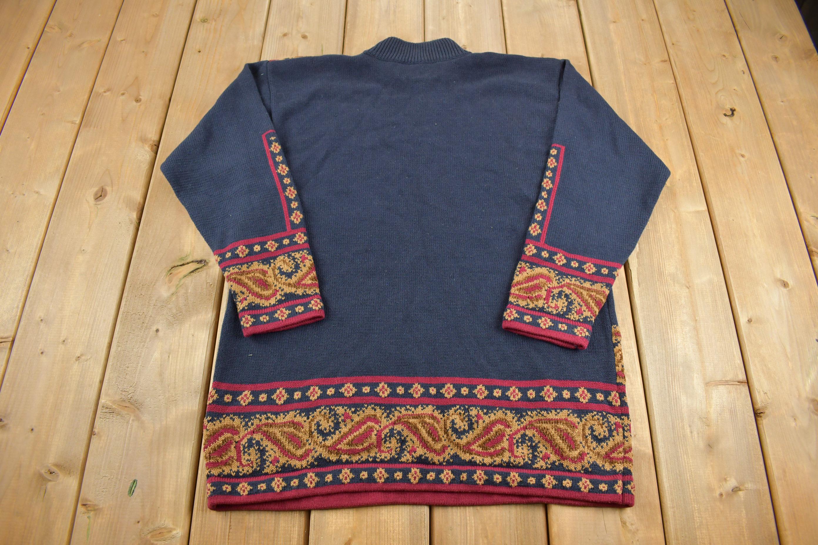 Vintage 1990s Knit Turtleneck Sweater