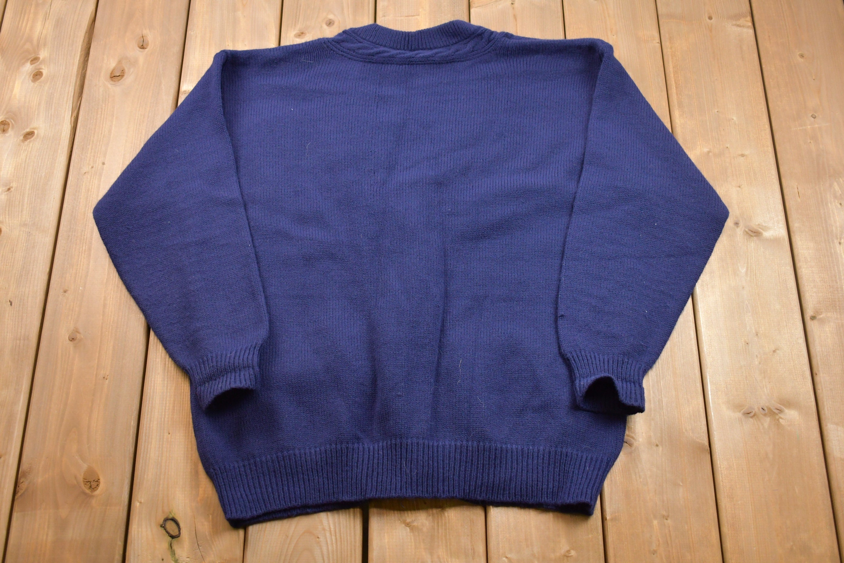 Vintage Knitted Cardigan Sweater