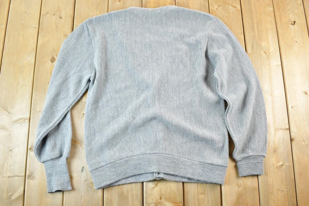 Vintage 1970s Jantzen Knit Cardigan Sweater Mens L