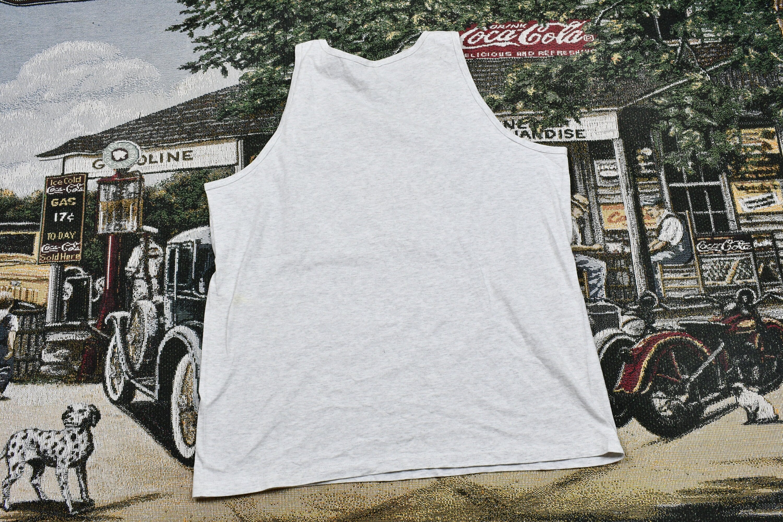 Vintage 1990s NASCAR Racing Single Stitch Tank Top Shirt