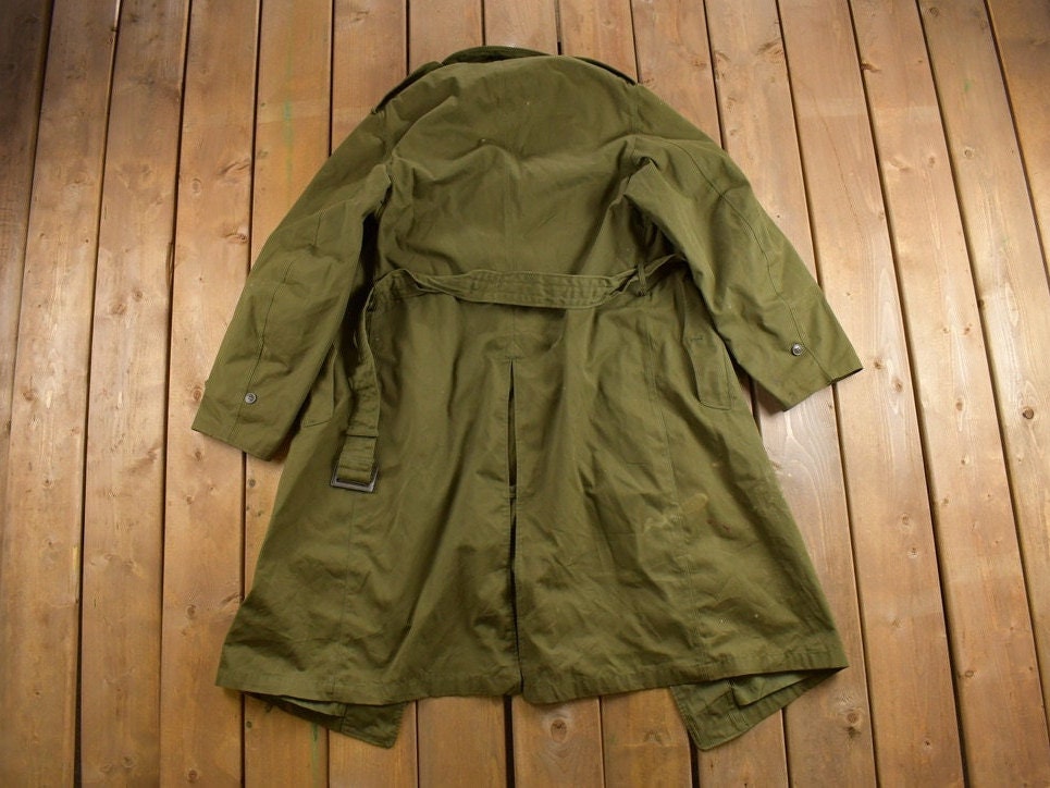 Vintage 1960s Military Overcoat /