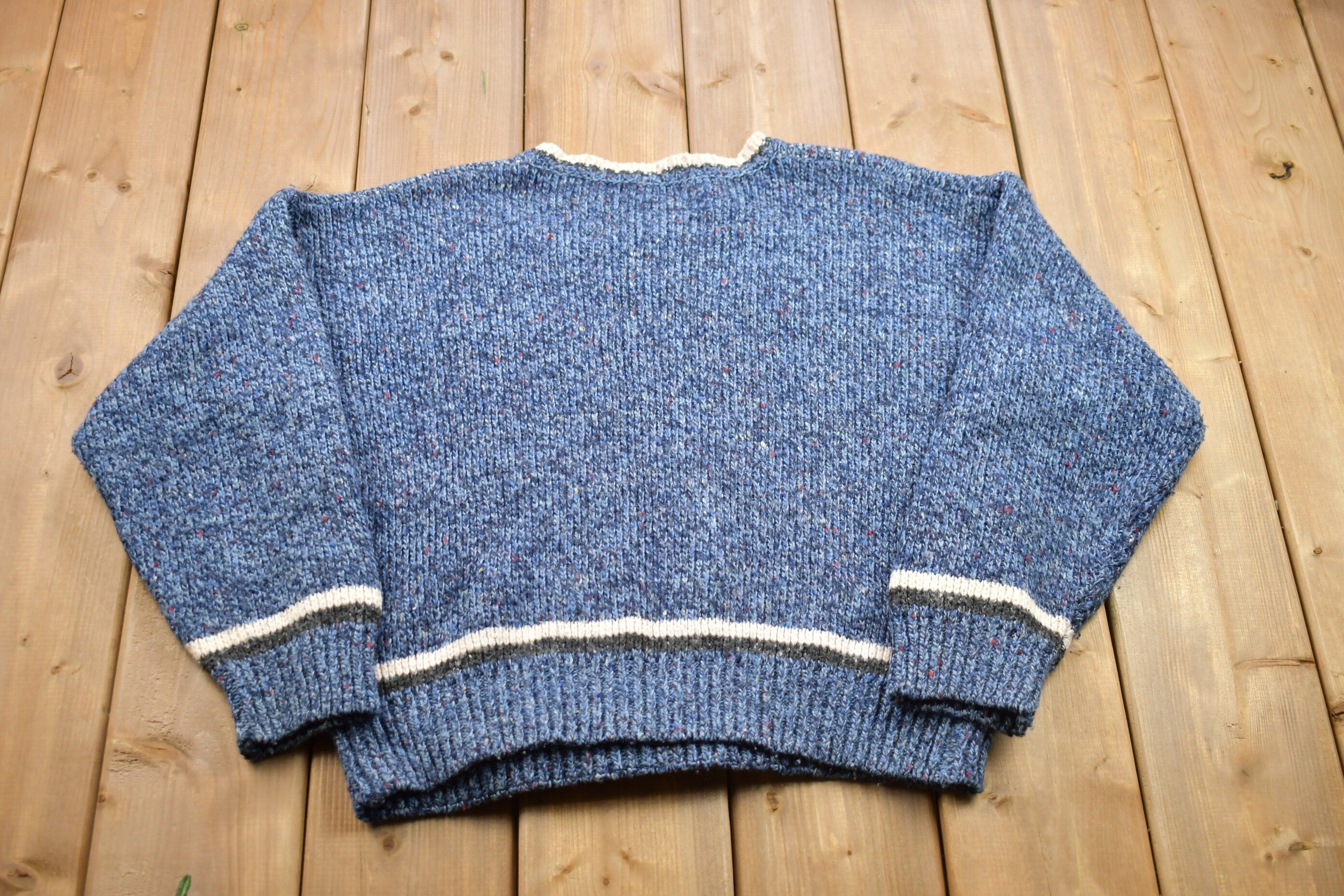 Vintage 1990s Knitted Crewneck Sweater