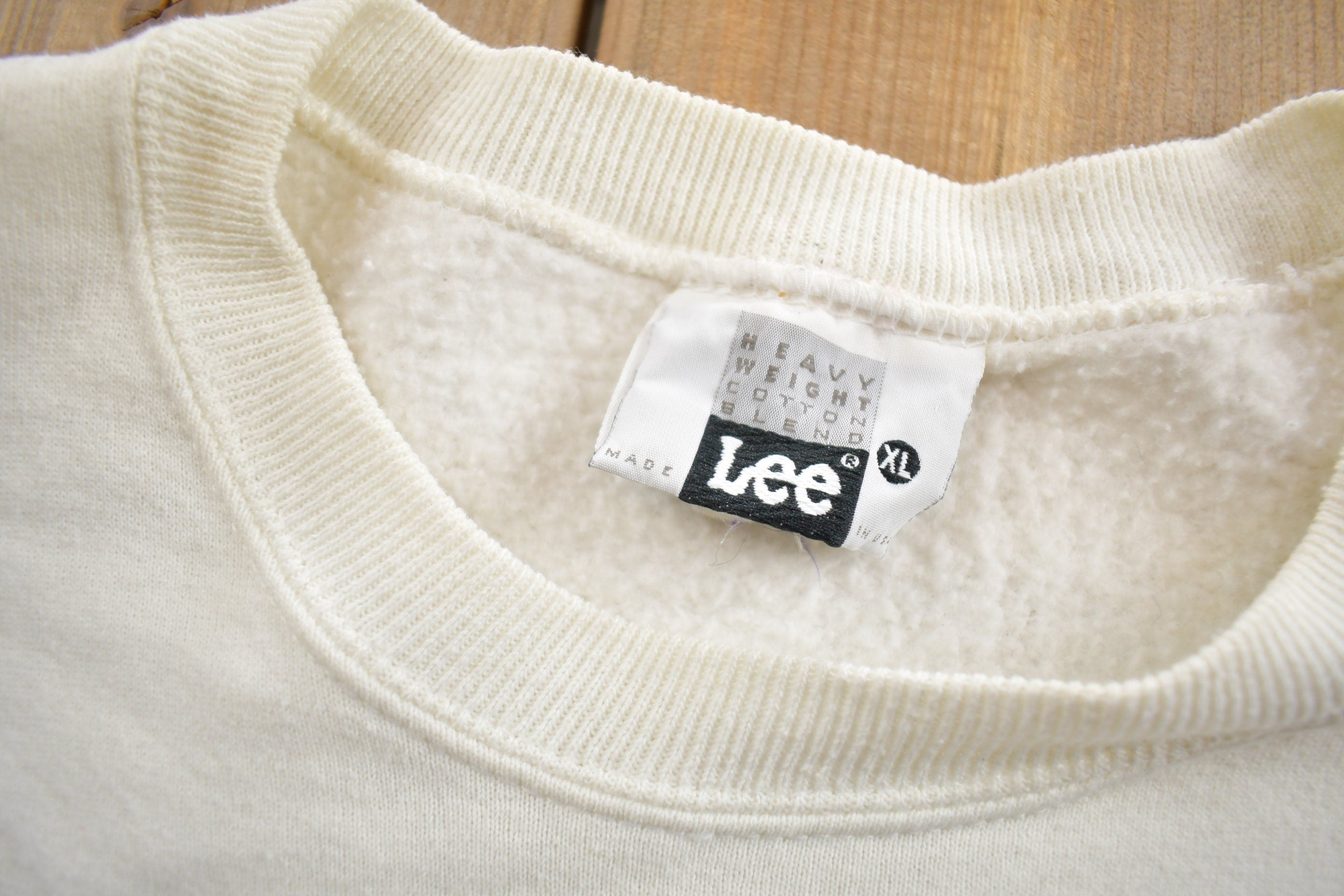 Vintage 1990s We Can Do Anything Lee Heavyweight Crewneck Sweatshirt Made In USA