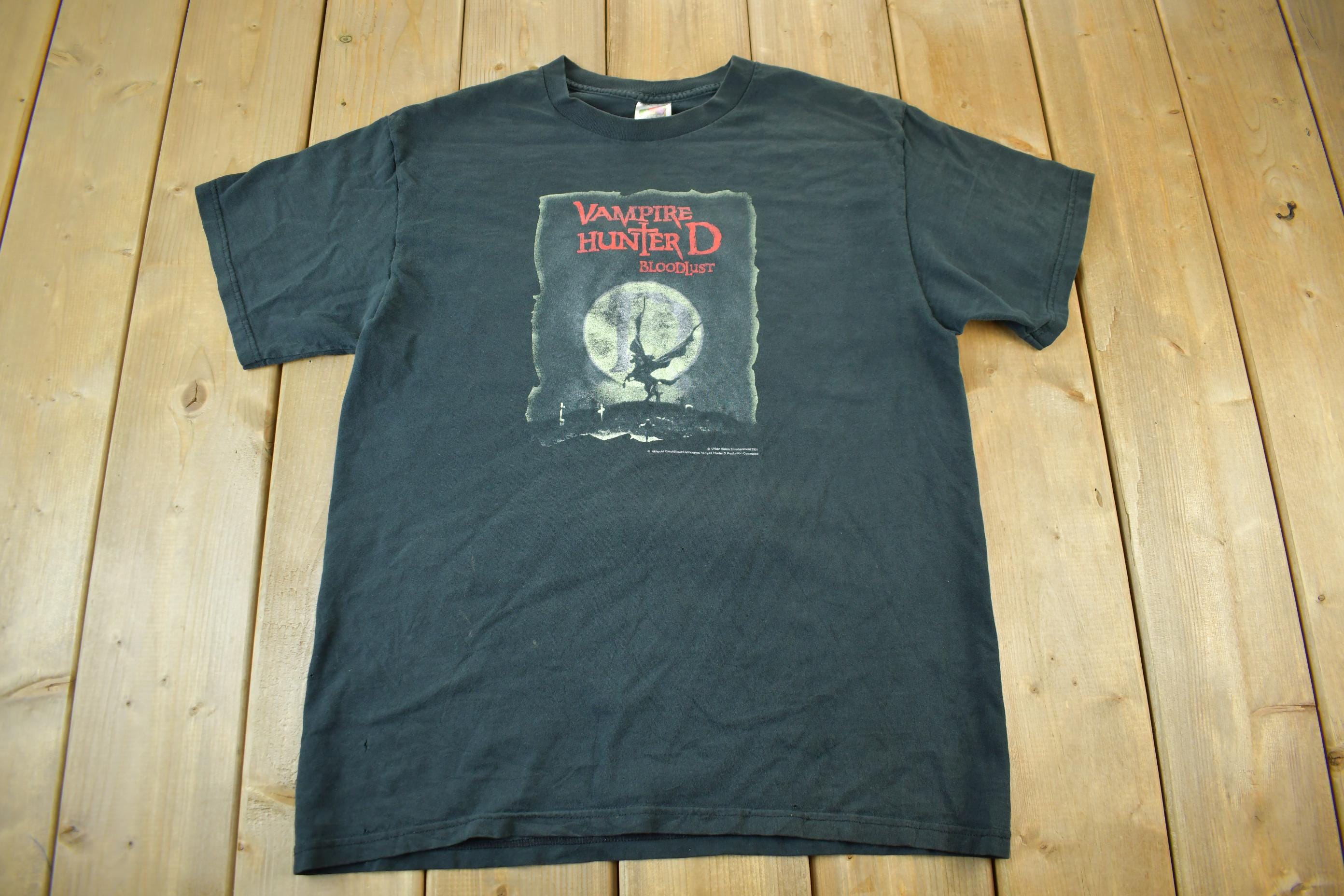 Vintage 2001 Vampire Hunter Bloodlust Anime Promo T-Shirt Men's Large
