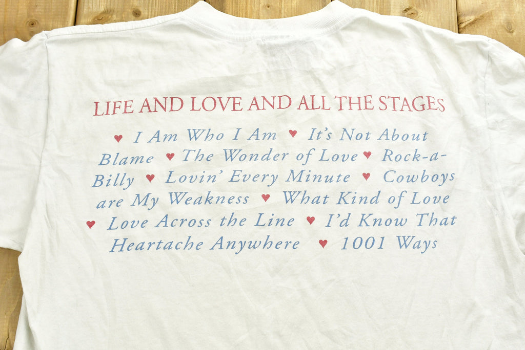 Vintage 1995 Holly Dunn Life And Love And All The Stages Band T-shirt