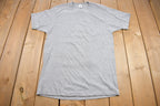 Vintage 1990s Simple Heather Grey Blank T Shirt