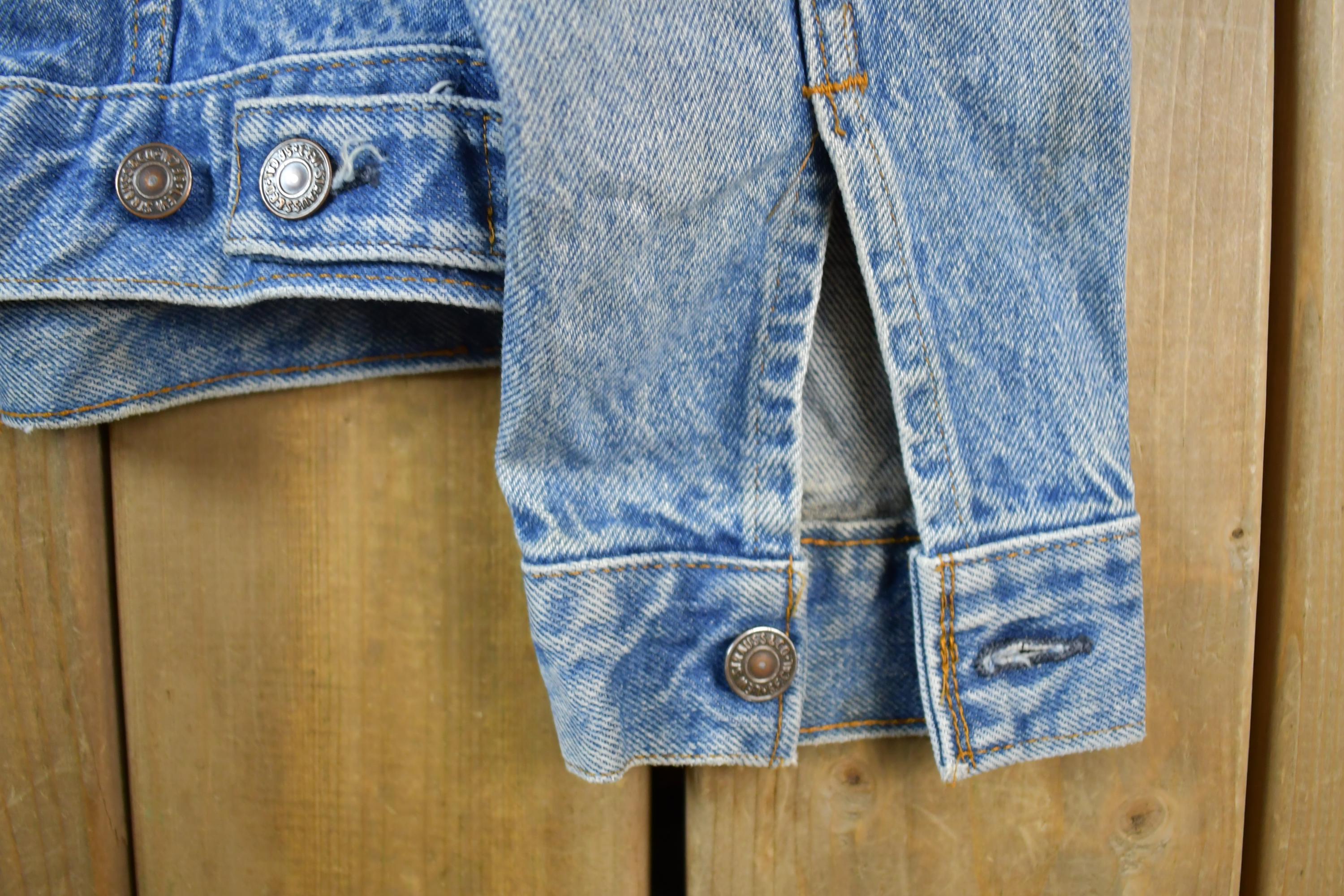 Vintage 1990s Levi Strauss Jean Jacket Made In USA