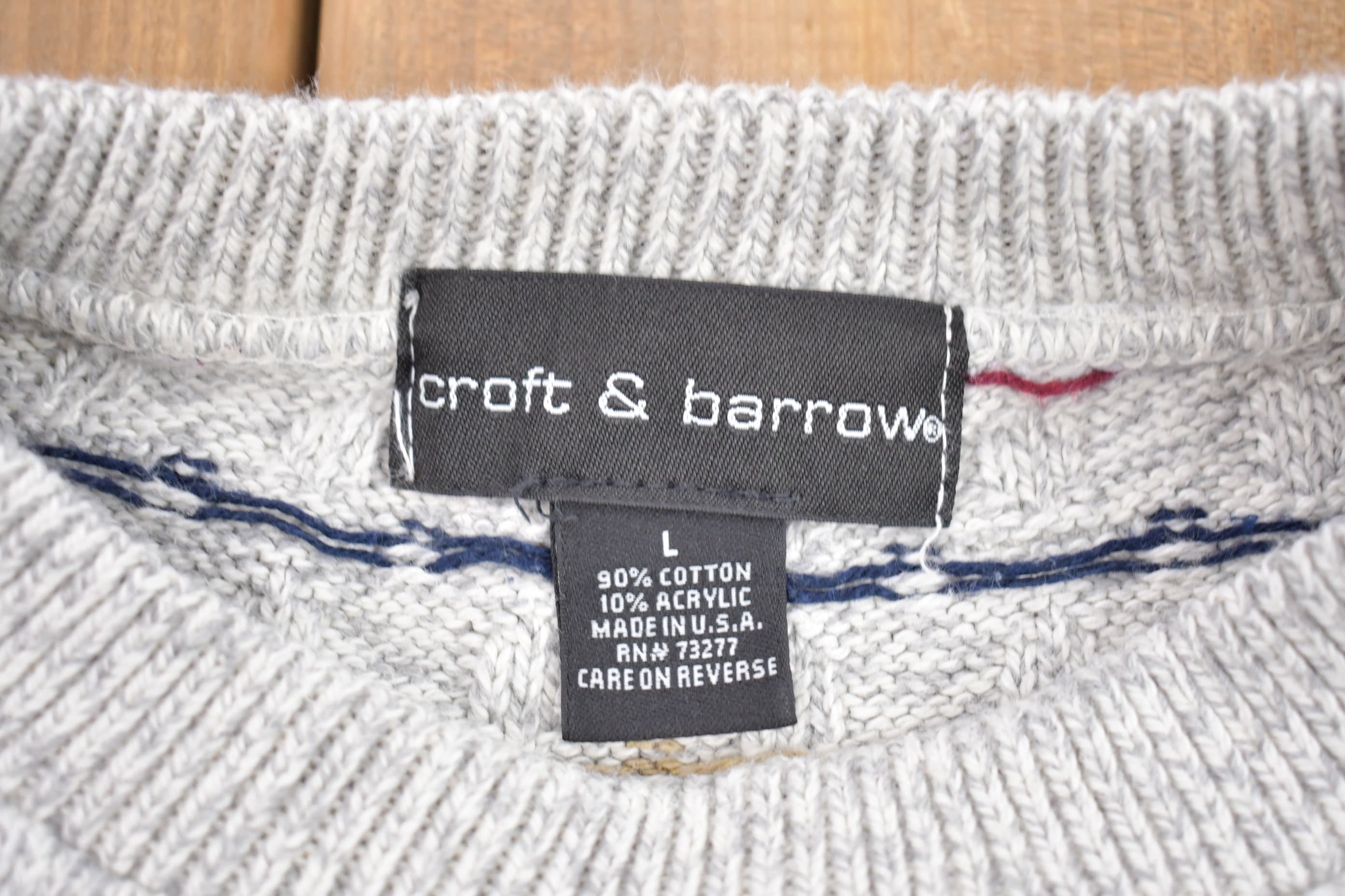 Vintage 1990s Craft & Barrow Knitted Sweater