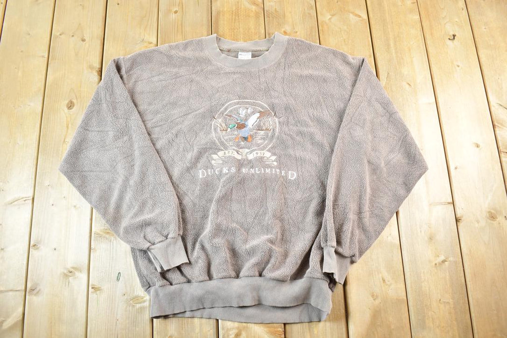 Vintage 1990s Ducks Unlimited Crewneck Sweatshirt Mens S