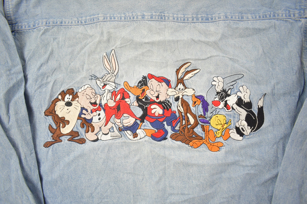 Vintage 1990s Looney Tunes Button Up Shirt