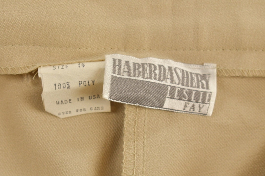 Vintage 1980s Haberdashery Pleated Trouser Pants Size 28 x 29