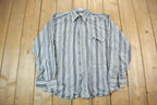 Vintage 1990s striped Button Up Shirt