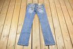 Vintage Y2K Miss Me Bedazzled Mid Rise Jeans Size 26x33