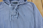 Vintage 1990s Polo By Ralph Lauren Henley Lightweight Hoodie Men's 2XL
