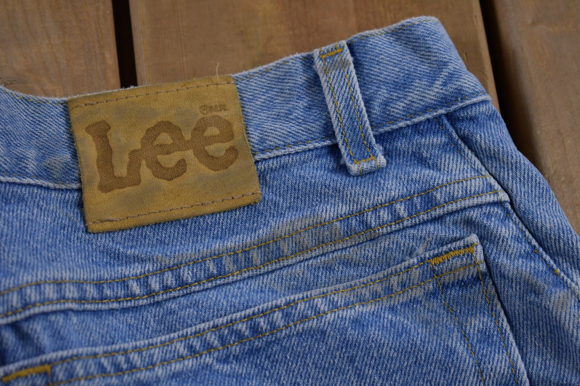 Vintage 1980s Lee Light Wash Jeans Size 31 x 30