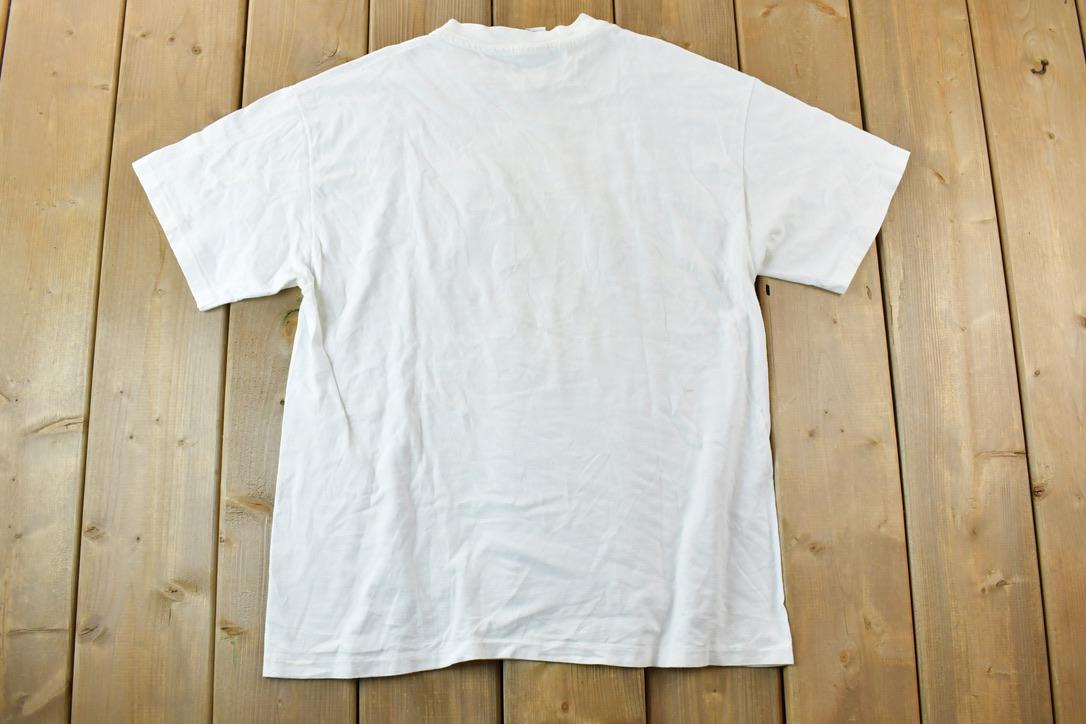 Vintage 1990s Unicorn Carousel Graphic T-Shirt  Single Stitch  Streetwear  Nature T-Shirt  Outdoorsman T Shirt