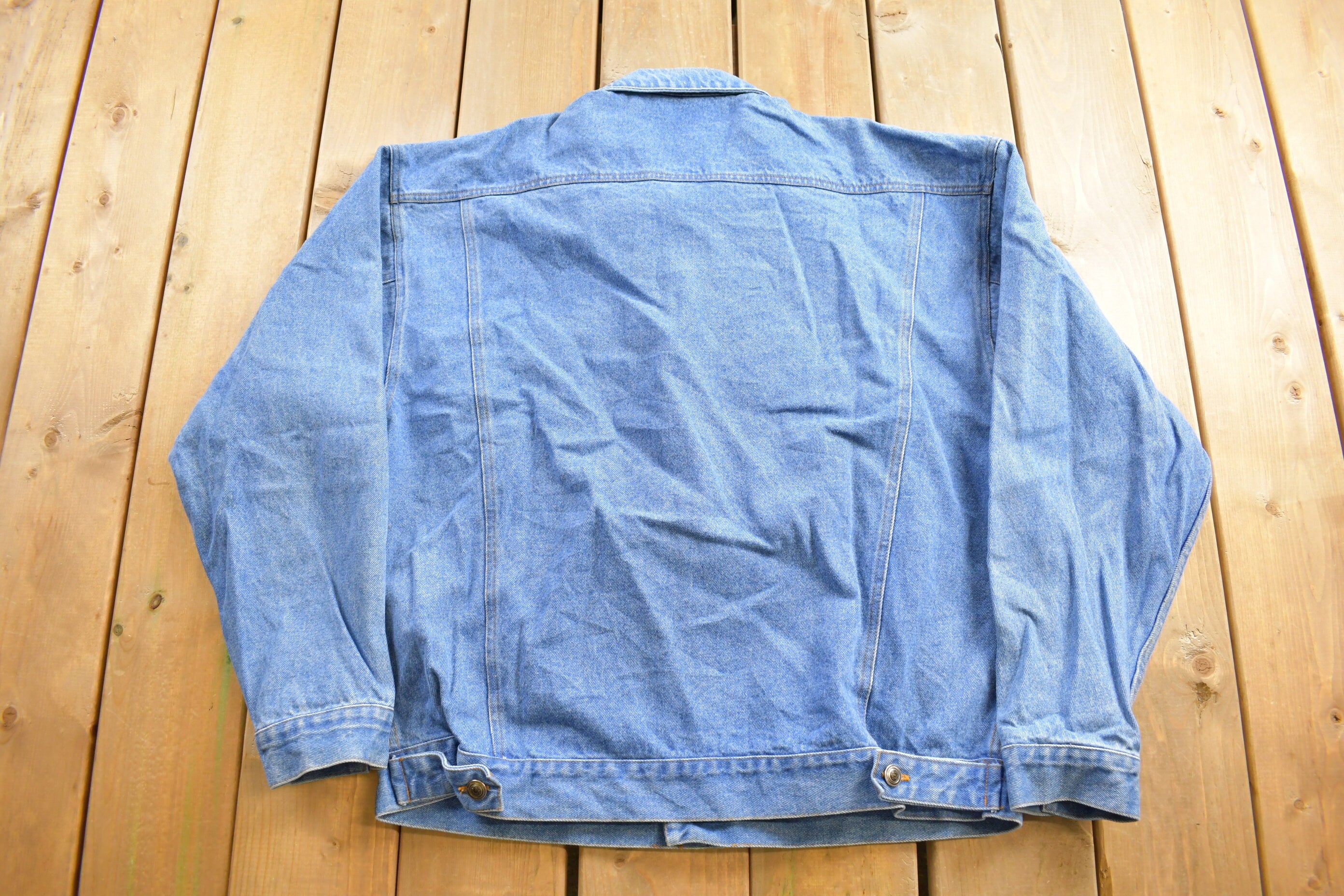 Vintage 1990s Lilly Industries Blue Pointe Denim Jean Jacket