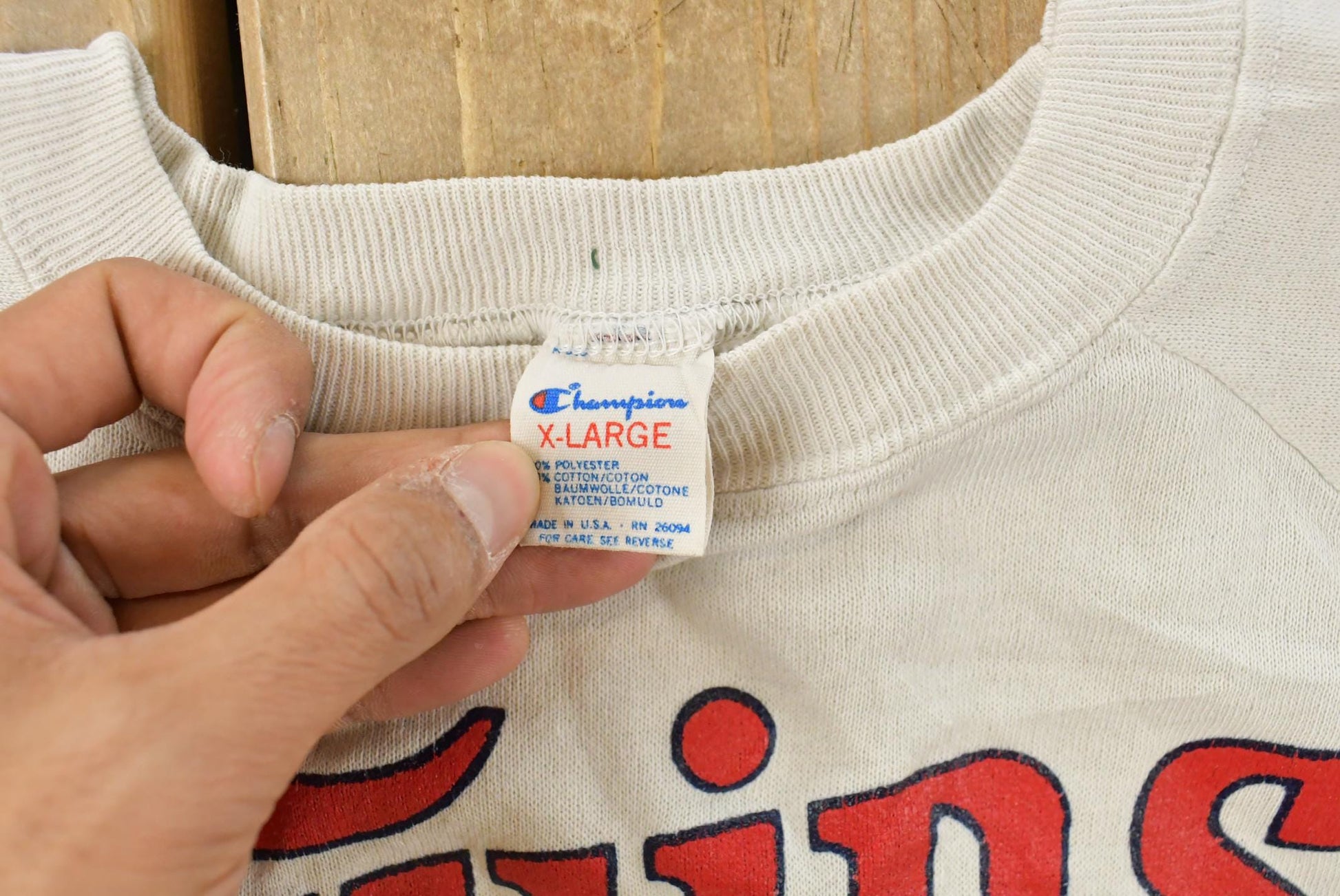 Vintage 1987 Minnesota Twins MLB Champion Crewneck Sweatshirt Men's M / Made In USA / World Series Champions / Sportswear / Raglan