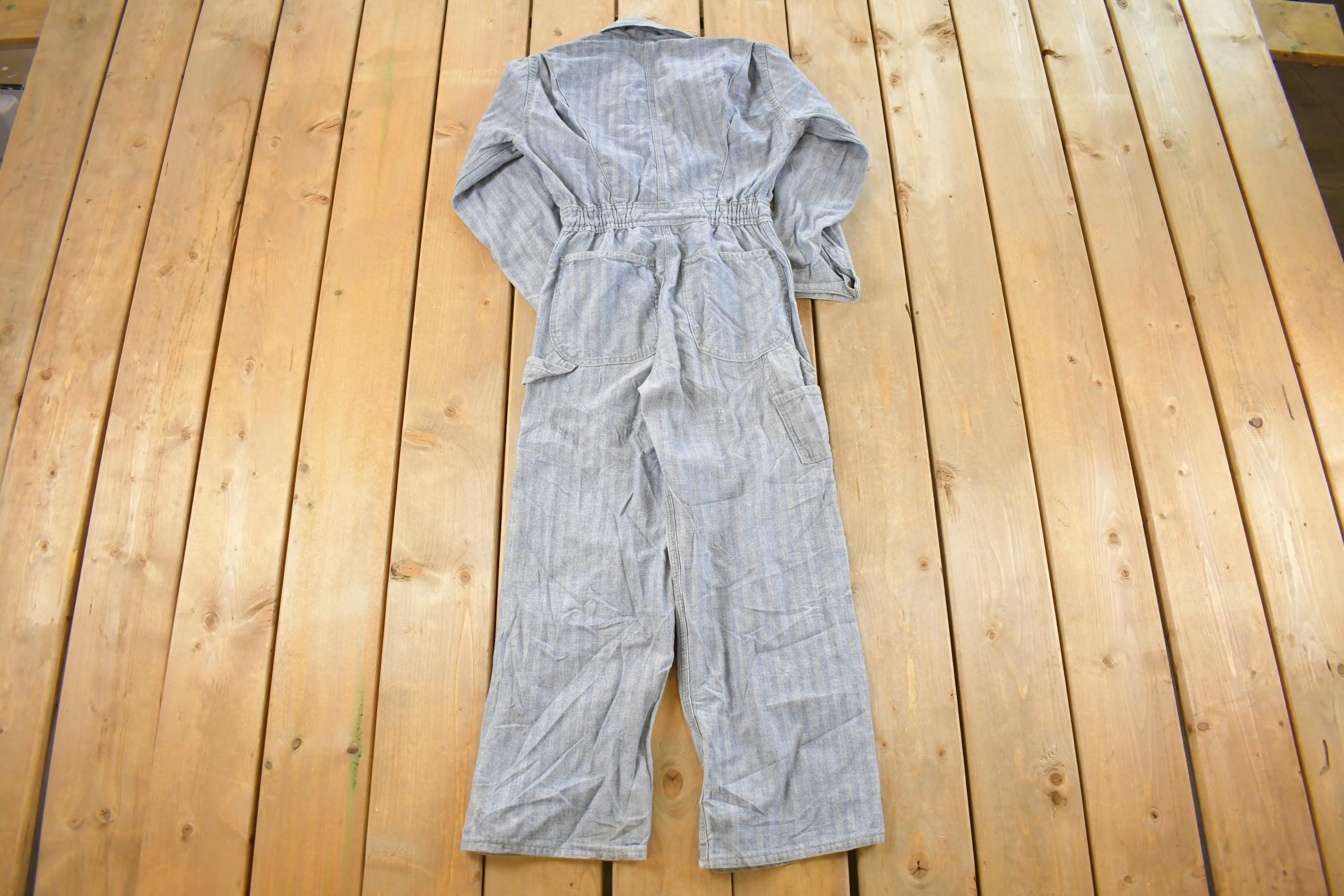 Vintage 1990's BIG MAC Denim Coveralls Youth 12