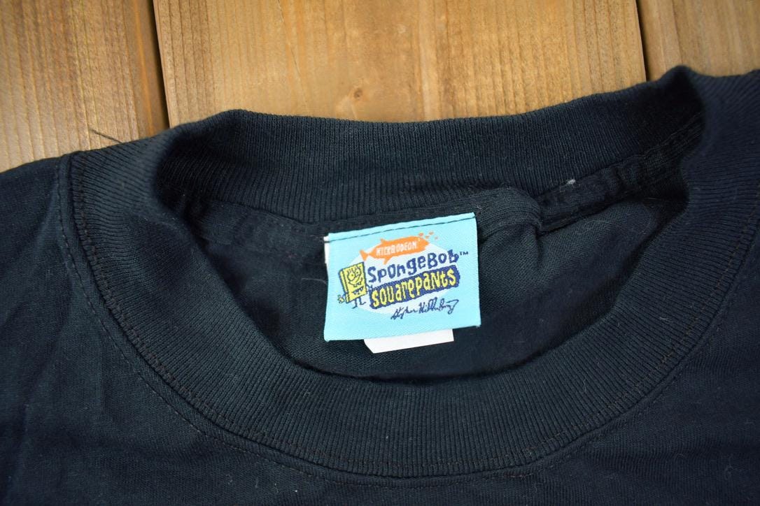 Vintage 2001 The Amazing Mr Absorberncy Sponge Bob long Sleeve Graphic T-Shirt