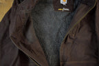 Vintage 2000s Carhartt Hooded Sherpa Lined Jacket Women's 2XL